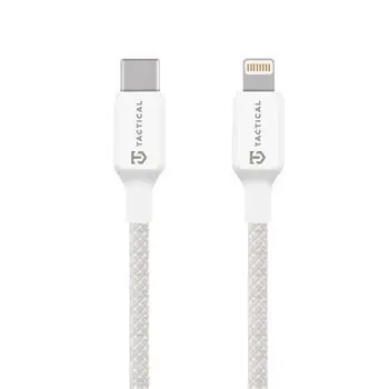 Tactical Stitch Thread Cable USB-C/Lightning 2m White