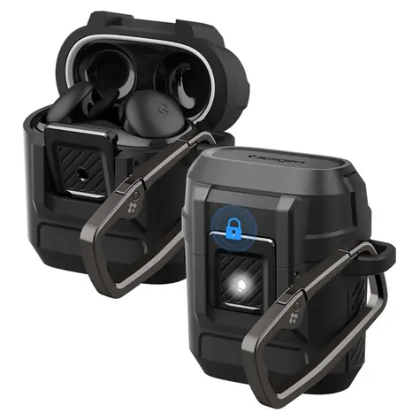 Spigen Lock Fit Pouzdro pro sluchátka Google Pixel Buds 2a černá