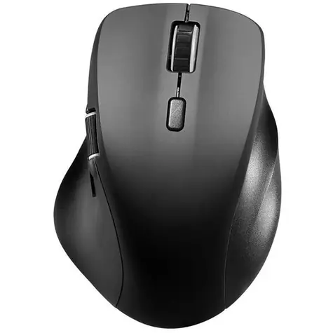 LIBERA SL-630021-RRBK černá / bezdrátová myš / optická / 3200 DPI / 5 tlačítek / 2.4GHz + BT + USB-C