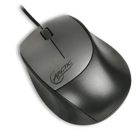 ARCTIC Mouse M121 D černá / optická myš / drátová / 1000 DPI / 3 tlačítka / USB / 1.4 m