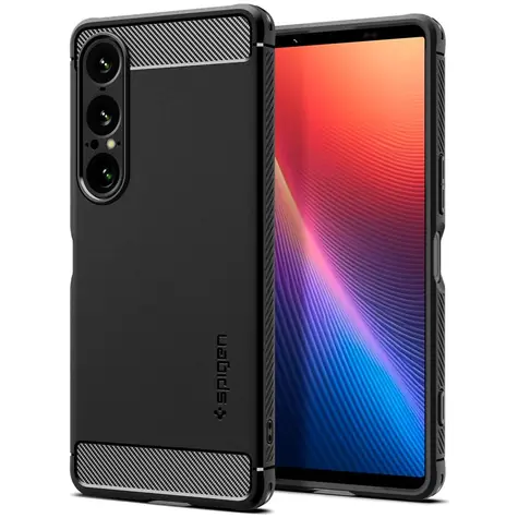 Spigen Rugged Armor ochranný kryt pro Sony Xperia 1 VII černá