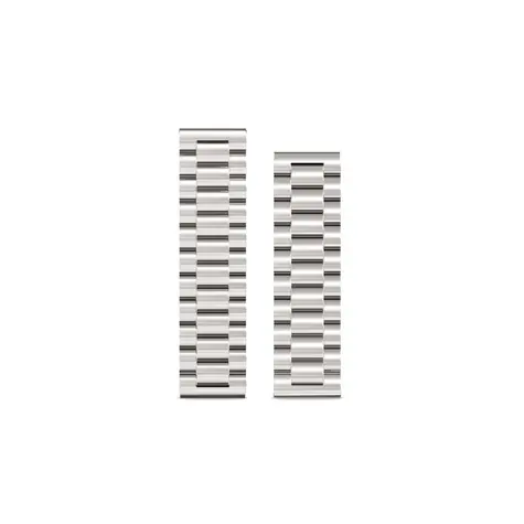 Aligator Řemínek celokovový 22mm / titanový