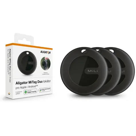 Aligator MiTag Duo - lokátor pro Apple a Android / Výhodná sada 3 ks
