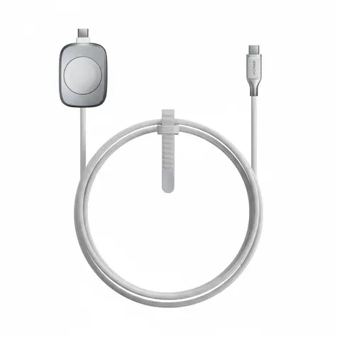 Nomad univerzální nabíjecí kabel pro Apple Watch 1.5m bílá / USB-C