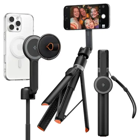 Spigen Selfie Stick MagSafe+ Tripod černá
