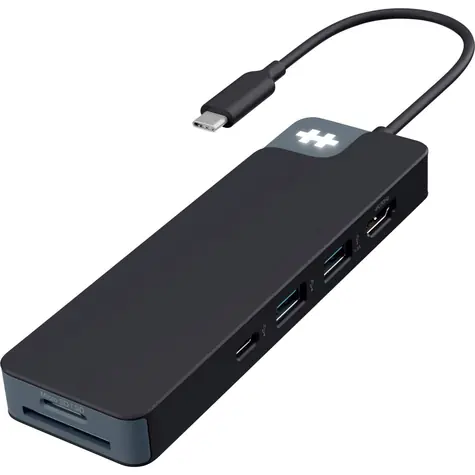 Targus HyperDriveFlex 8 Port USB-C Hub černá / HDMI / 2x USB / USB-C 100W PD / 3.5 mm jack / SD &  micro SD