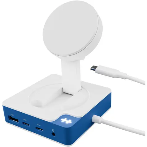 Targus HyperDrive Flex 5 Port USB-C Hub s Qi nabíječkou / HDMI / USB / USB-C 100W PD / 3.5 mm jack / SD