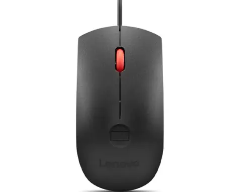 Lenovo Fingerprint Biometric USB Mouse Gen 3 černá / Drátová myš / 2000 DPI / USB-A