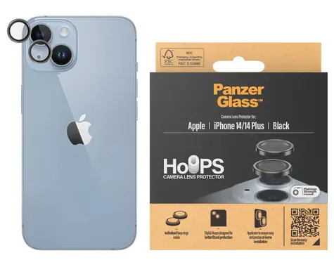 PanzerGlass HoOps Apple iPhone 14/14 Plus ochranné kroužky pro čočky fotoaparátu