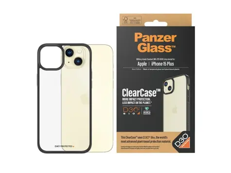 PanzerGlass ClearCase D3O Apple iPhone 15 Plus Black edition