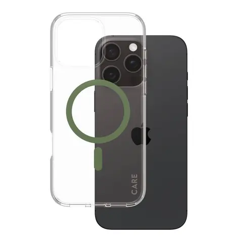 PanzerGlass CARE kryt Apple iPhone 16 Pro Max MagSafe Urban Combat čirý/zelený