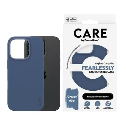 PanzerGlass CARE kryt Apple iPhone 16 Pro MagSafe Fearlessly modrý