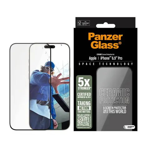 PanzerGlass Ceramic Apple iPhone 16 Pro Max s instalačním rámečkem