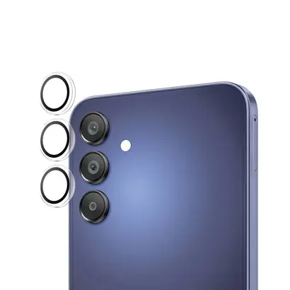 PanzerGlass Hoops Samsung Galaxy A16/A16 5G čiré ochranné kroužky pro čočky fotoaparátu