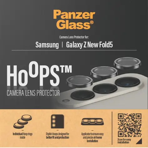 PanzerGlass HoOps Samsung Galaxy Z Fold6 ochranné kroužky pro čočky fotoaparátu