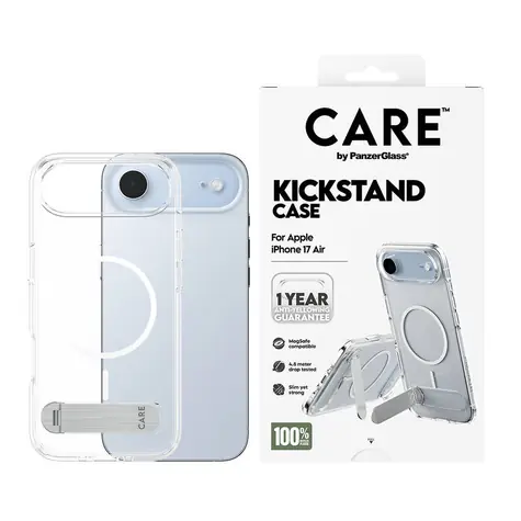 PanzerGlass CARE kryt Apple iPhone Air Kickstand stříbrný/bílý MagSafe 
