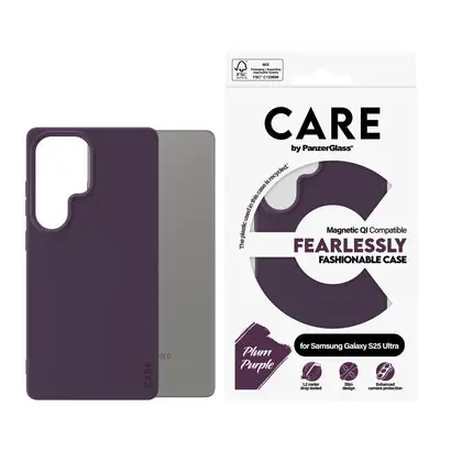 PanzerGlass CARE kryt Samsung Galaxy S25 Ultra Fearlessly fialový (Plum Purple) QI
