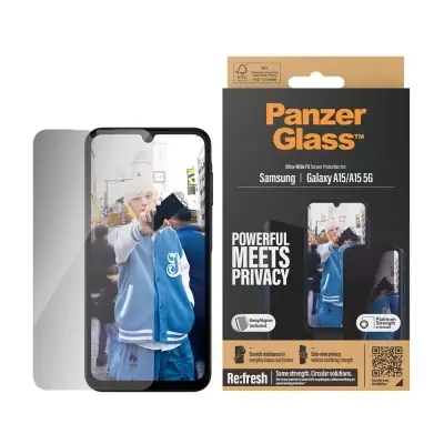 PanzerGlass Privacy Samsung Galaxy A15/A15 5G s instalačním rámečkem