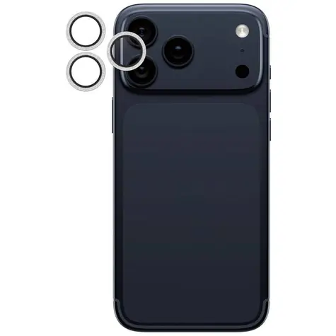 PanzerGlass Hoops Apple iPhone 17 Pro/16 Pro/15 Pro/17 Pro Max/16 Pro Max/15 Pro Max třpytivě stříbrné