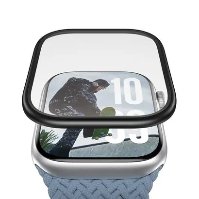 PanzerGlass Apple Watch 11/10 42 mm ochranné sklo s kovovým rámečkem