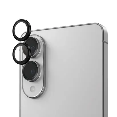 PanzerGlass Hoops Samsung Galaxy S25 Edge černé ochranné kroužky pro čočky fotoaparátu