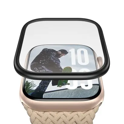 PanzerGlass Apple Watch 11/10 46 mm ochranné sklo s kovovým rámečkem