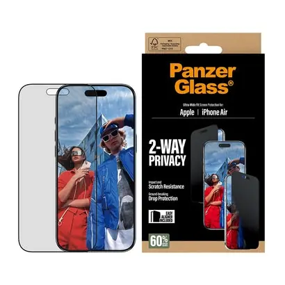 PanzerGlass Privacy Apple iPhone Air s instalačním rámečkem