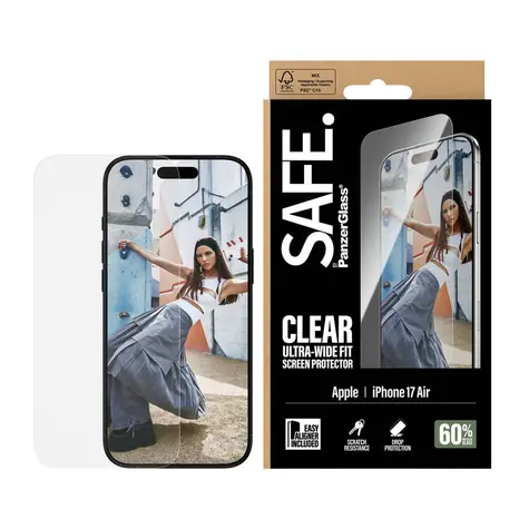 PanzerGlass SAFE Apple iPhone Air s instalačním rámečkem