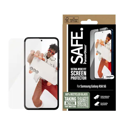 PanzerGlass SAFE Samsung Galaxy A56 5G s instalačním rámečkem