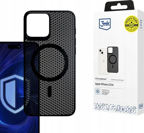 3mk COOLing MagCase zadní kryt pro Apple iPhone 13/14 černá