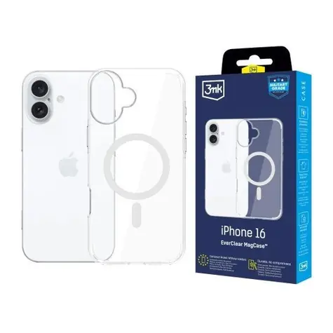 3mk EverClear MagCase zadní kryt pro Apple iPhone 16
