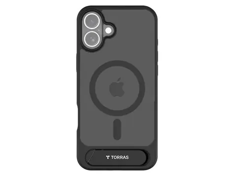 Torras Pstand Series Case Ochranné pouzdro pro iPhone 16 Pro černá