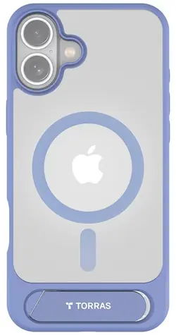 Torras Pstand Series Ochranné pouzdro pro iPhone 16 modrá