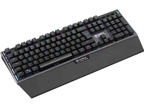 Sandberg FireStorm Mech Keyboard BE černá / herní klávesnice / mechanická / drátová / RGB 