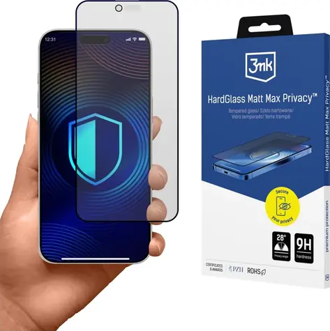 3mk HardGlass Matt Max Privacy ochranné sklo ochranné sklo pro Apple Iphone Air