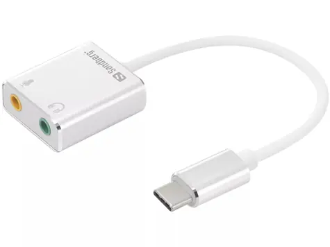 Sandberg USB-C to Sound Link / adaptér USB-C na 2x 3.5mm jack