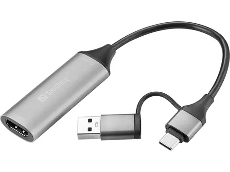 Sandberg HDMI Capture Link to USB-C/A / adaptér HDMI Capture Link na USB-C/A