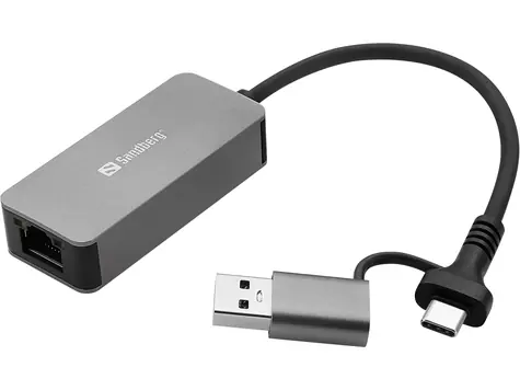 Sandberg USB-C/A 2.5 GbE RJ45 Adapter / adaptér USB-C/A na RJ45