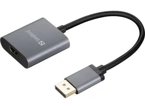 Sandberg DisplayPort 1.4 to HDMI 2.0 4K Adapter / adaptér DP Male na HDMI Female