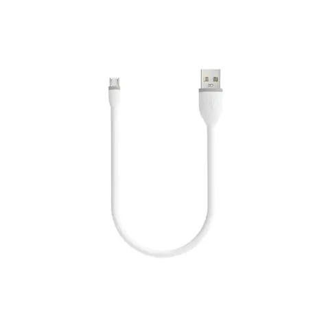 Satechi Flexible kabel USB - microUSB 0.25m bílá
