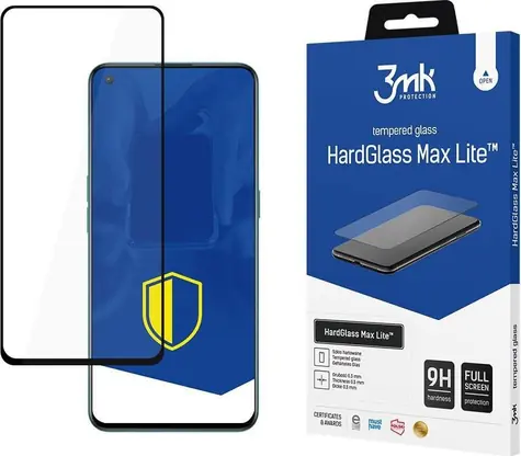 3mk HardGlass Max Lite ochranné sklo pro OnePlus Nord CE 5G/Nord 2 5G Black