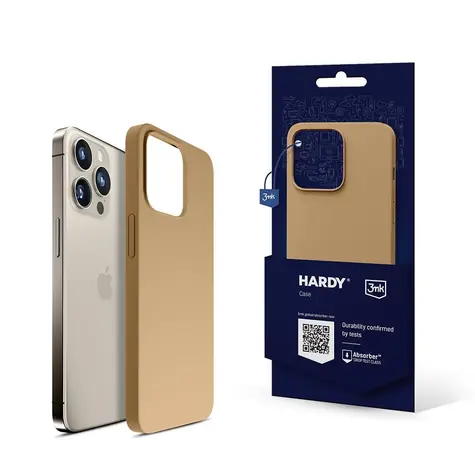 3mk Hardy Silicone MagCase zadní kryt pro Apple iPhone 15 Pro Dark Gold