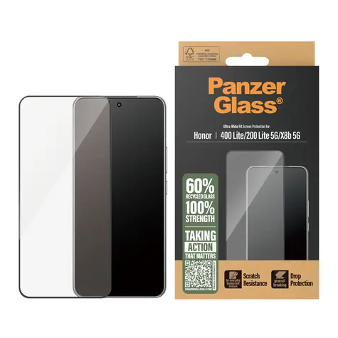 PanzerGlass Tvrzené sklo UWF pro Honor 400 Lite černá