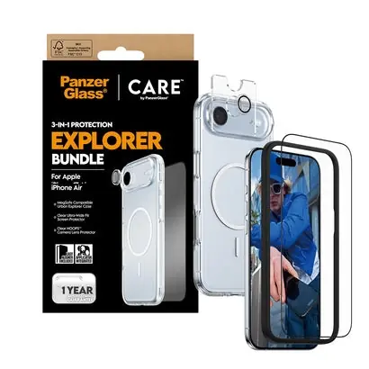 PanzerGlass CARE by PanzerGlass 3-in-1 Explorer Set iP 17 Air