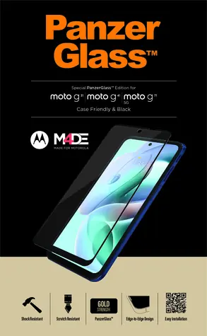 PanzerGlass Tvrzené sklo Case Friendly pro Motorola Moto G31/G41/G71 5G černá