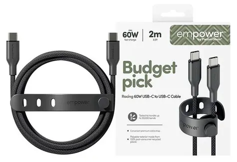 PanzerGlass empower 60W USB-C to USB-C Cable USB 2.0 2M černá