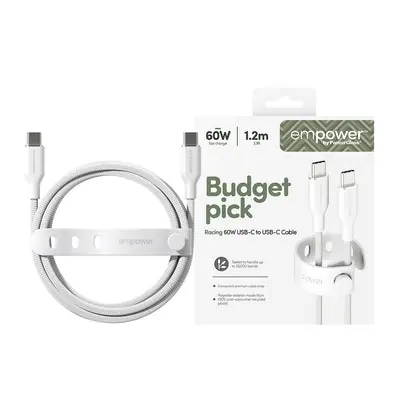 PanzerGlass empower 60W USB-C to USB-C Cable USB 2.0 1.2M bílá