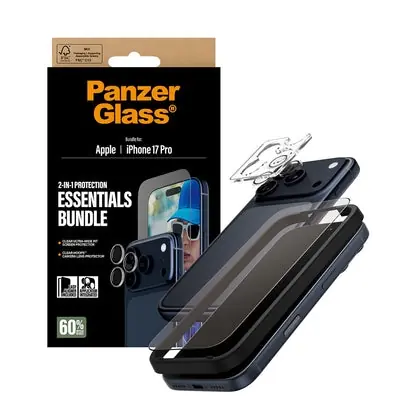 PanzerGlass Bundle Essentials 2v1 pro iPhone 17 Pro