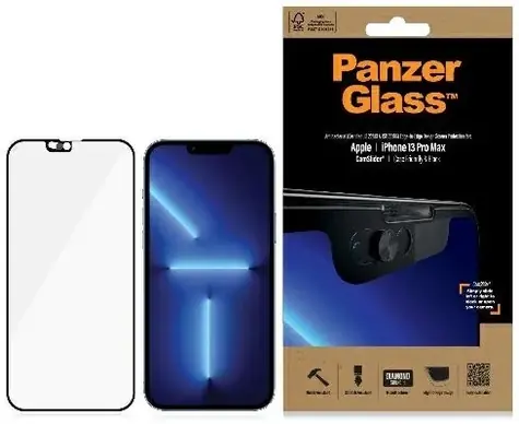 PanzerGlass ochranné sklo Camslider AB pro iPhone 13 Pro Max černá Frame