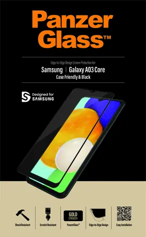 PanzerGlass Tvrzené sklo Case Friendly pro Samsung Galaxy A04s/A03 Core/A13 5G černá